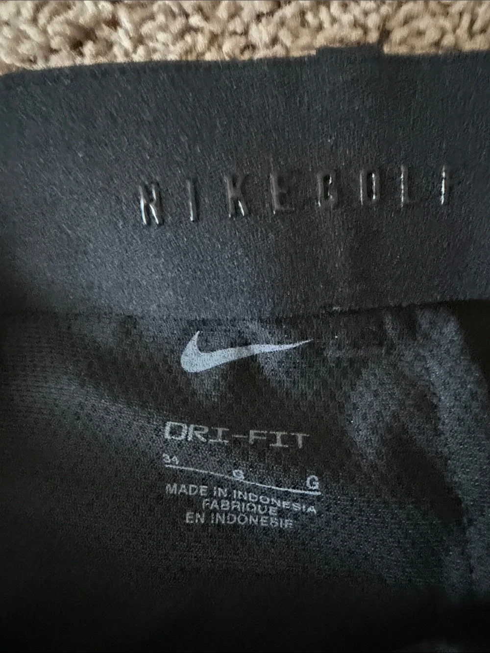 Nike Men's Black Golf Hybrid Shorts